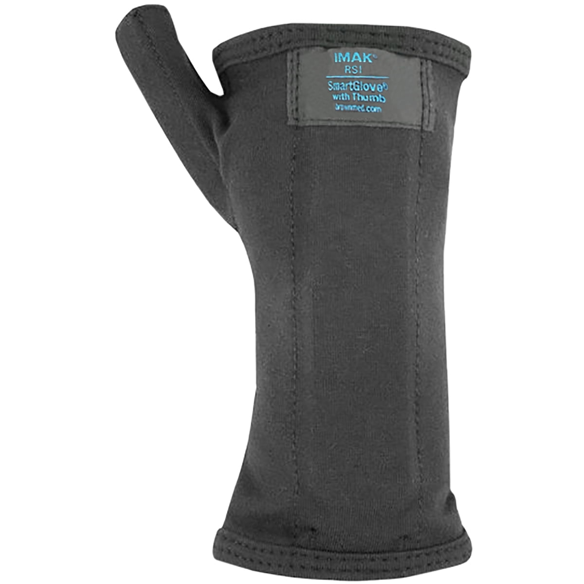 SmartGlove Flexible Wrist and Thumb Support Splint, Medium, Fits Left Hand/Right Hand, Black
