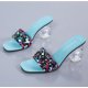 thumbnail image 5 of Cinturón Con Cristal Y Sandalias Para Mujer Con Zapatillas De Tacón Alto Wmkox8yii  hj789, 5 of 7