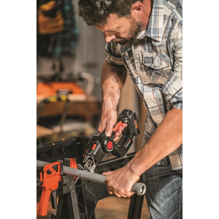 Worx WX550L 20V Power Share Axis Handheld Jigsaw & Reciprocating