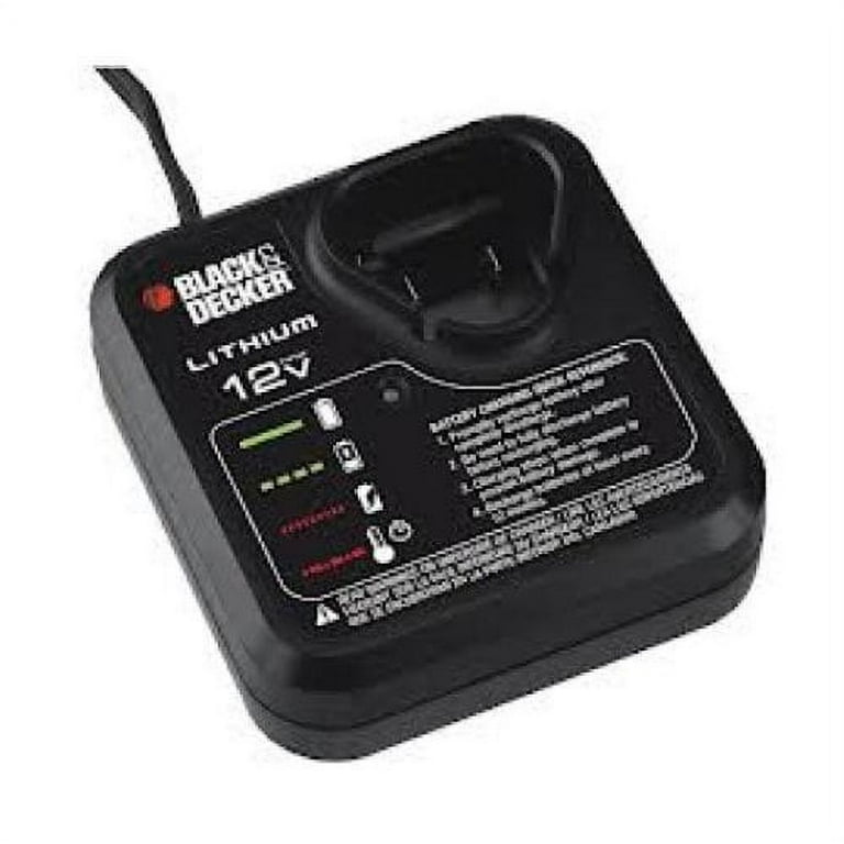 Black and Decker 12V Lithium Charger for LBX12 Battery 90559978 01
