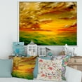 thumbnail image 2 of Designart 'Colorful and Bright Sunset At Santa Rosa California' Farmhouse Framed Canvas Wall Art Print, 2 of 5