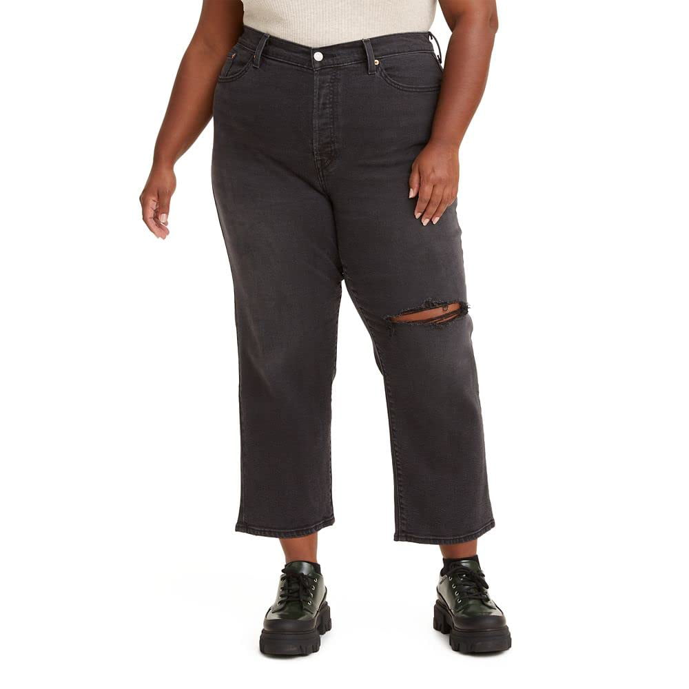 Levi's Women's Plus Size Wedgie Straight Jeans, Cut And Dry-Black, 39  Regular | Walmart Canada
