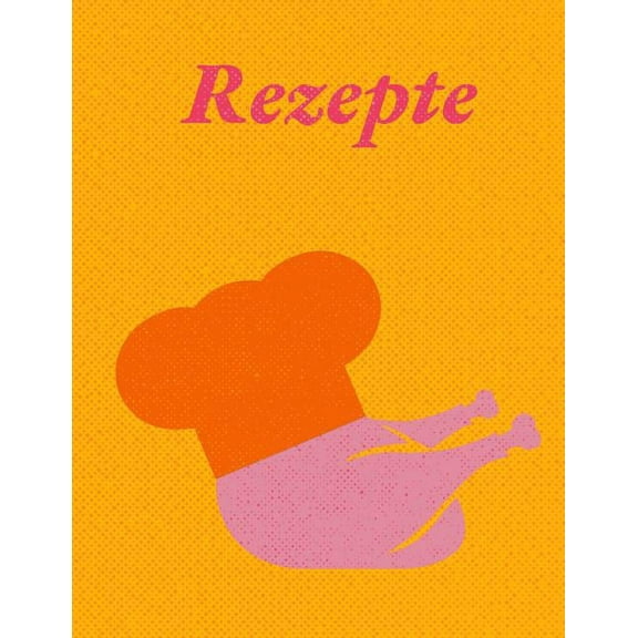 Rezeptbuch zum Selberschreiben I Ca. DIN A4 I Platz für 59 Rezepte I Softcover (Paperback)