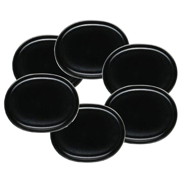 Juego de gel amortiguador de tambor de 6 piezas, almohadilla de silencio de tambor reutilizable para control de tono de - Negro Sunnimix Almohadilla de amortiguación de tambor reutilizable