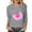Grey, variant on Womens Athletic Tops Loose Fit Womens Top Workout Top Women Athletic T Shirts Loose T Shirts Stretch Tee Compression Shirt Exercise Shirt Women Workout Wear Women's Summer Gray XXL