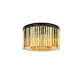 thumbnail image 1 of Elegant Lighting Sydney 26" 8 Light Royal Crystal Flush Mount, 1 of 9