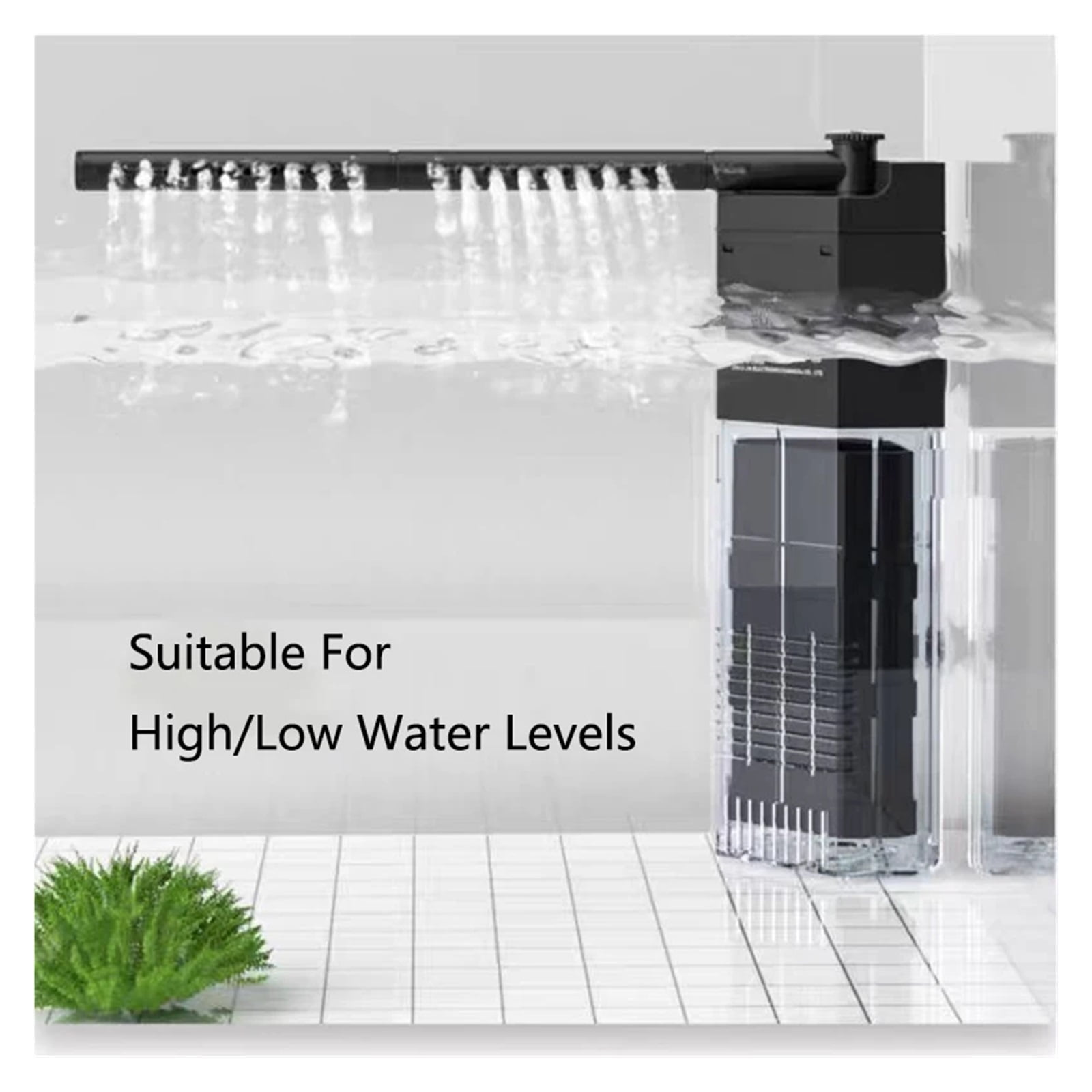 Internal Aquarium Filter Pump Fish Tank Submersible Silent Air Oxygen Aerator Internal Water Pump