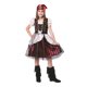 thumbnail image 1 of Bristol Novelty - Disfraz infantil de Chica Pirata con vestido y bandana (Negro/Rojo/Crema), 1 of 2