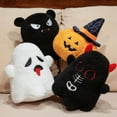 thumbnail image 5 of Halloween Plush Ghost Toy, 7.9 Inch Cute Spooky Ghost Stuffed Animal, Soft Plushies and Fun Trick or Treat Toys, Halloween Party Decor and Gifts for Kids Boys Girls, 5 of 5