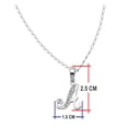 thumbnail image 2 of Collar Gargantilla Letra A Plata 925 45cm Horoz WP1401, 2 of 5