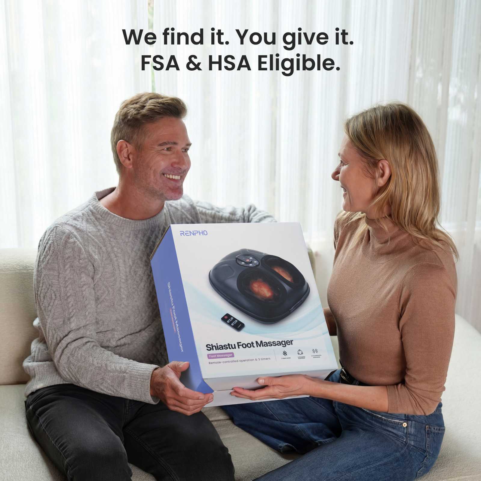Renpho Shiatsu Foot Massager with Heat and Compression photo 5