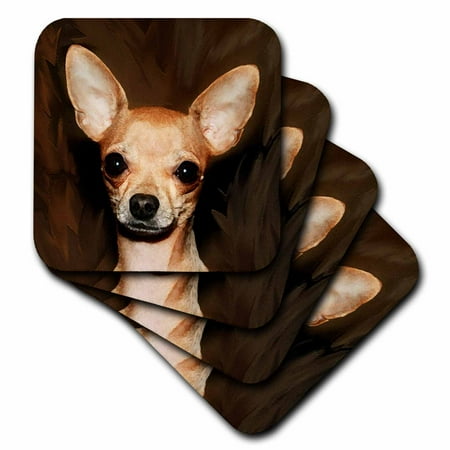 

Chihuahua Portrait set of 8 Coasters - Soft cst-4468-2