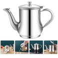 thumbnail image 4 of Shisuyan Stainless Steel Oil Container Silver 1Set 4.8In X 3.7In X 3.5In, 4 of 8