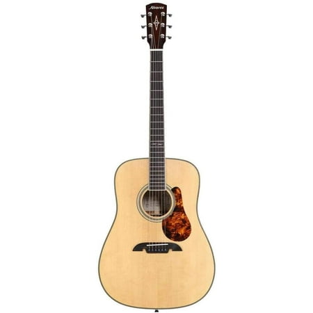 Alvarez Masterworks MD60BG 6-String Bluegrass Dreadnought Acoustic Guitar with Gig Bag, 21 Frets, Mahogany Neck, Pau Ferro Fingerboard, Natural Gloss