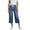0Blue, variant on Womens Stretchy Mid Rise Barrel Jeans Vintage Loose Wide Leg Cropped Denim Pants Y2k Baggy Boyfriend Jeans