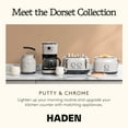 thumbnail image 6 of Haden Dorset 2 Slice Wide Toaster & Electric Water Kettle, Putty & Chrome, 6 of 12