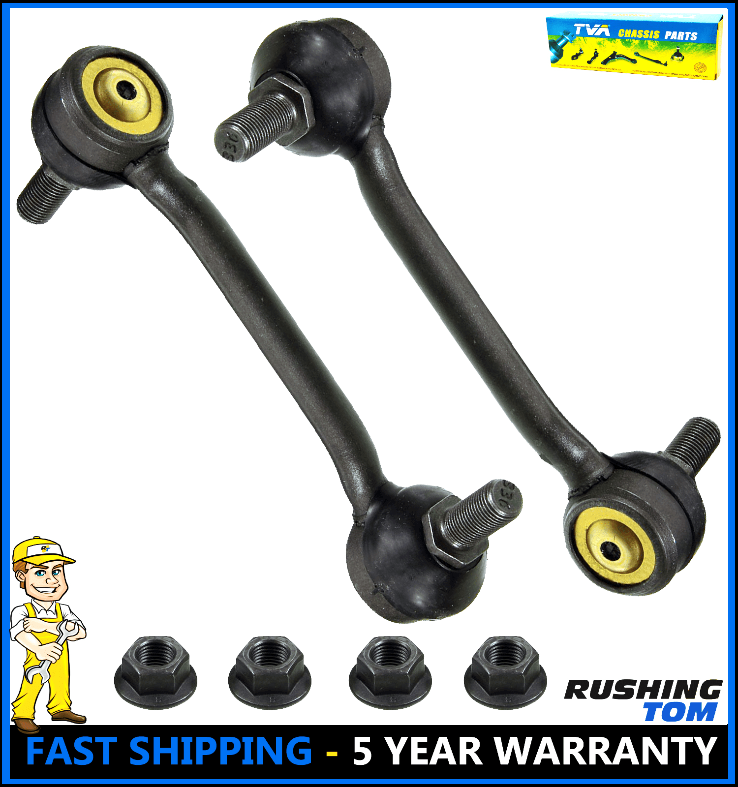 Front Stabilizer Sway Bar End Link Kit for Hyundai Sonata Azera Kia