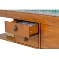 thumbnail image 2 of Memomad Bali Storage Platform Bed, King, with Drawers and Compartments, Oak, 2 of 14