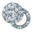 thumbnail image 2 of Fotbe Lilies Flowers Stool Covers Round,Waterproof Round Bar Stool Covers Bar Chair Covers Washable Stool Cushion Slipcover for 12-14 Inch Chair-14 inch, 2 of 7
