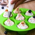 thumbnail image 6 of FUEENIRVA Silicone Muffin Pans Round Shape Chocolate Making Family present Giving 1Pack, 6 of 8