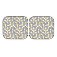 thumbnail image 3 of Uemuo Cute Rabbit Printed 2 PCS Car Windshield Sun Shade, Auto Sun Heat and UV Rays Blocker, Foldable Automotive Front Window Sunshade Protector, 3 of 7