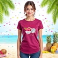 thumbnail image 3 of Playera Blusa De Pitaya Sweet Summer Time – Explosión de Color y Sabor Tropical Color Rosa Dorado Talla Extra Grande Marca Emil SaEs, 3 of 4