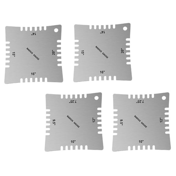 Guitar Set up Luthier Tool String Action Guitar Notched Radius Gauges for Electric Bass Acoustic Guitar Eleguitar Guitar
