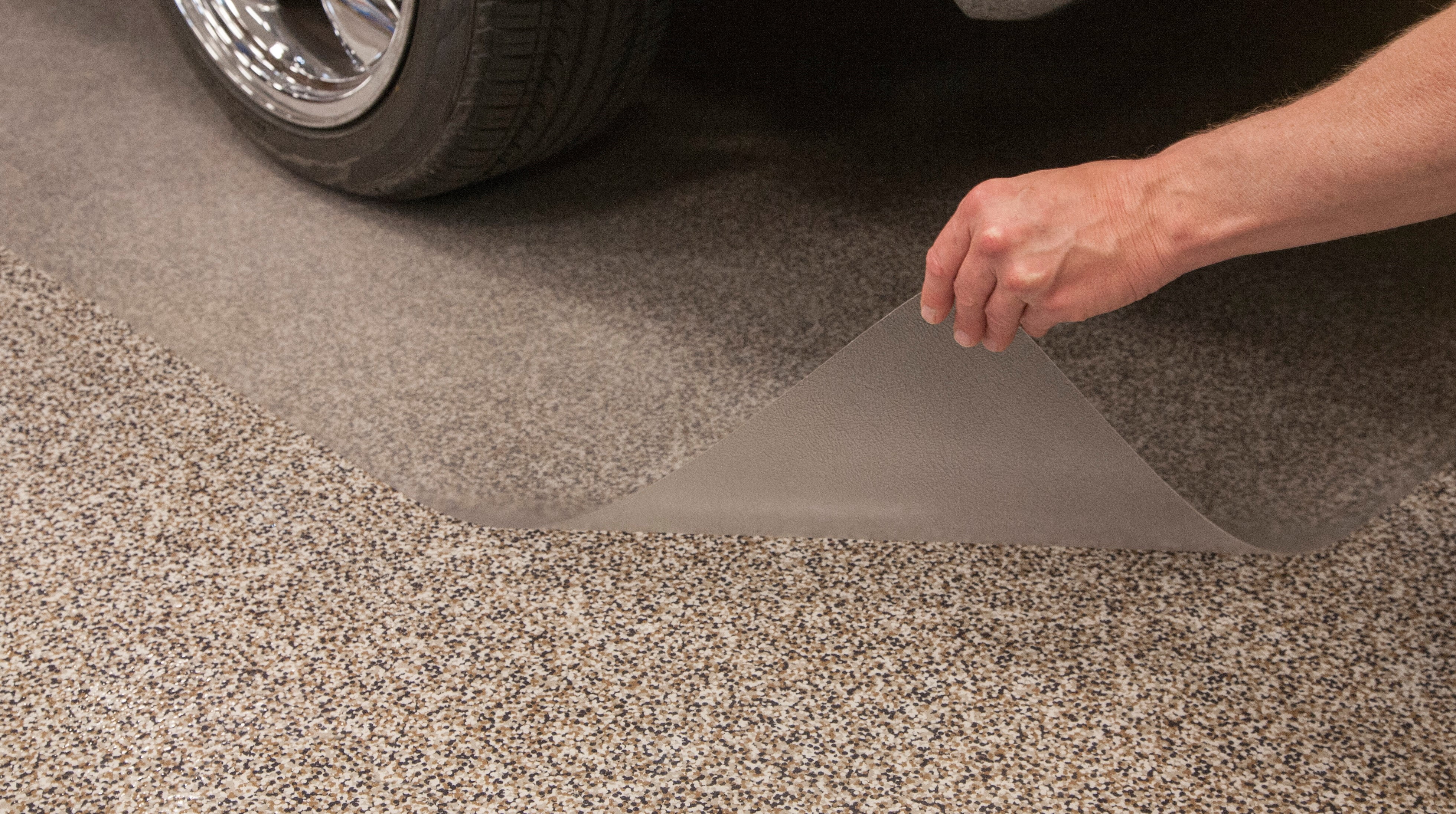 G-Floor Vinyl Floor Protector Mat for Under Golf Carts - Clear