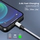 thumbnail image 4 of Cshidworld Paquete de 3 [Certificado por Apple MFi] Cargador Lightning Cables (3/6/6 Pies), Cable de Carga Rápida de Nylon Compatible con iPhone 13/13 pro/12/11/11 Pro/X/XS Max/XR/ iPad Air 2/Mini Ai, 4 of 7