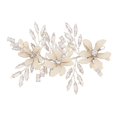 thumbnail image 1 of Strass Fleurs Épingle à Cheveux Fait à la Main Coiffe d'Or Mariage Coiffure Accessoires pour les Femmes, 1 of 2