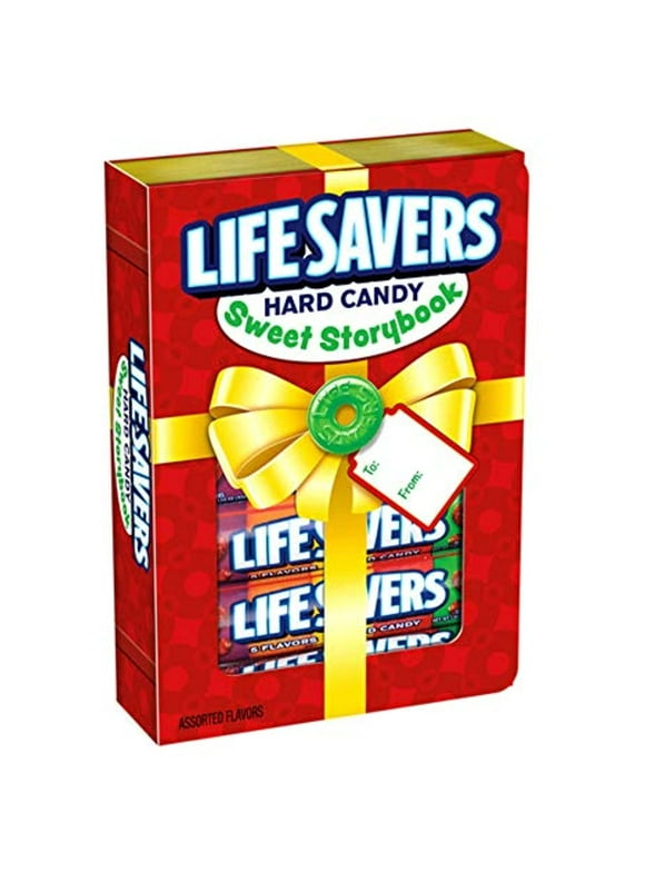 Life Savers 5 Flavors Sweet Storybook Gift Box, 1.14-Ounce Roll (6 Rolls Of Candies)