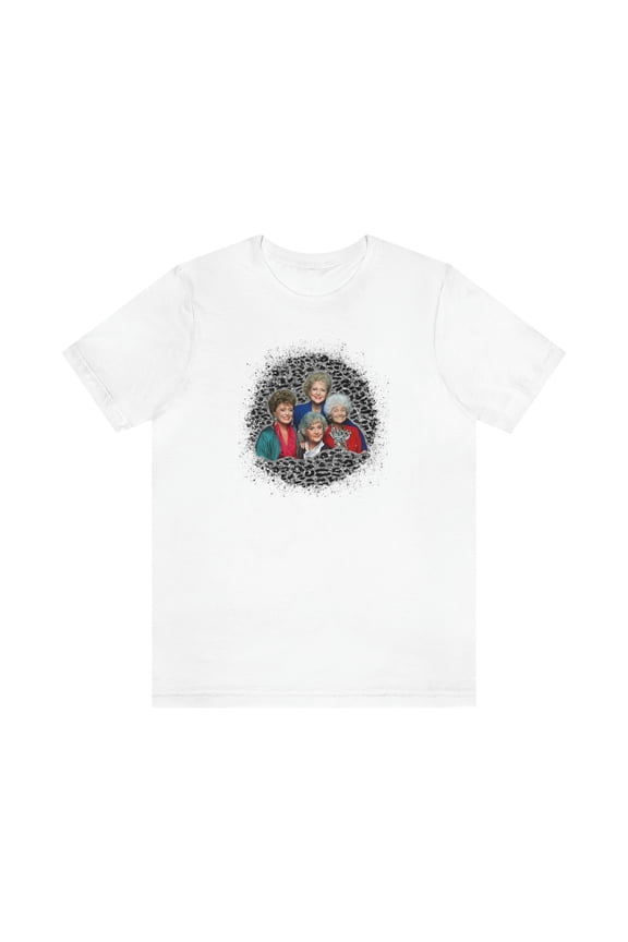 Golden Girls Shirt White Leopard Shirt Unisex Jersey Short Sleeve Women