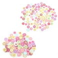 thumbnail image 1 of Craft Wooden Buttons Painted Flowers Buttons Exquisite and Small Waterproof Painted Flowers Wood Buttons Sewing Buttons 200Pcs for Scrapbooking Decoration ANGGREK Otros, 1 of 8