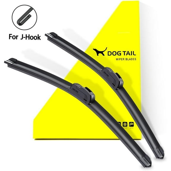 DOGTAIL® 26" 16" OEM QUALITY All Season Wiper Blades for J-Hook