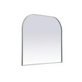 thumbnail image 5 of Elegant Decor Metal Frame Arch Mirror 42x38 Inch in Silver, 5 of 10
