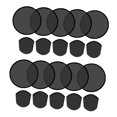 thumbnail image 3 of Abbracc 10 Pieces Foldable Flying Disc Fans 9.8'' for Halloween Wedding Party Favors black, 3 of 9