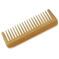thumbnail image 2 of 2X Thick Solid Wood Comb Wide Tooth Comb Portable Styling Massage Anti-Static Hair Comb Handleless Hairdressing Comb, 2 of 9