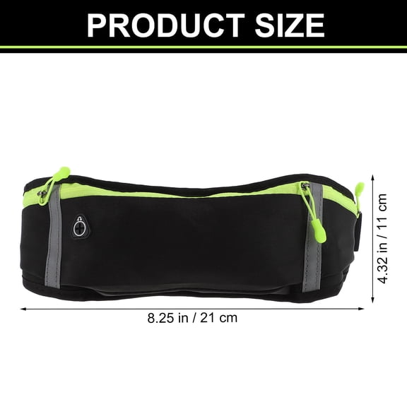 ROSENICE 1Pack Slim Design Waist Phone Bag Waterproof with Reflective Strip