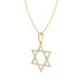 thumbnail image 2 of Soleil - Star Of David Pendant Diamond Pendant Necklace, 2 of 3