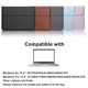 thumbnail image 4 of Funda de cuero con soporte para portátil de 13 a 14 pulgadas, compatible con MacBook Air Pro de 13,3, 13,5, 13,6 y 14 pulgadas, con funda., 4 of 8