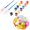 White, variant on LYINGF 20 Pcs White Blank Easter Eggs Ornaments Bulk Decoration for Craft Hanging Plastic Artificial Eggs with Rope DIY Painting Decorating Basket Fillers Gift Easter Party Favors
