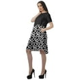thumbnail image 5 of Moomaya Short Sleeve Dresses Women Scoop Neckline Printed Dresses With Pockets, 5 of 6