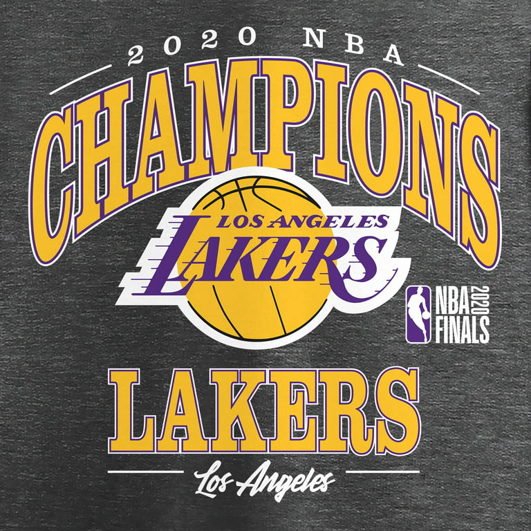 Women's Los Angeles Lakers Fanatics Branded Black 2020 NBA Finals Champions  Official Logo T-Shirt