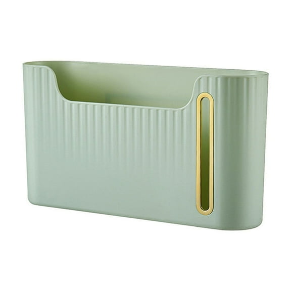 MOQIN 2 in 1 Grocery Bag Holder & Trash Bag Dispenser, Plastic Trash Bag Holder,Wall Mount or Adhesive Grocery Bag Organizer, Under Sink Plastic Grocery Bag Storage & Trash Bag Organization