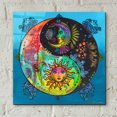 thumbnail image 4 of Epic Art 'Yin Yang - Sun and Moon' by Dean Russo, Acrylic Glass Wall Art, 12"x12", 4 of 8