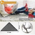 thumbnail image 4 of 16 pcs Rug Tapes, Non Slip Rug Grippers, Reusable Washable Carpets Tape for Area Rugs, 4 of 4