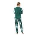 thumbnail image 3 of Diconna Family Christmas Matching Clothes Christmas Cartoon Pattern Printed Pullover Striped Pants Parent-child Two-Piece Set, 3 of 8