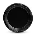 thumbnail image 2 of Platos de plástico Munfix 200 negros, 23 cm, aptos para microondas, reciclables, 2 of 7