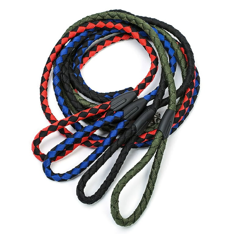 Nylon Dog Leash 5ft Long Walking Dog Rope Metal Clasp Dog Chain Traction  Rope for Medium Dog Training Walking Outside - Walmart.com