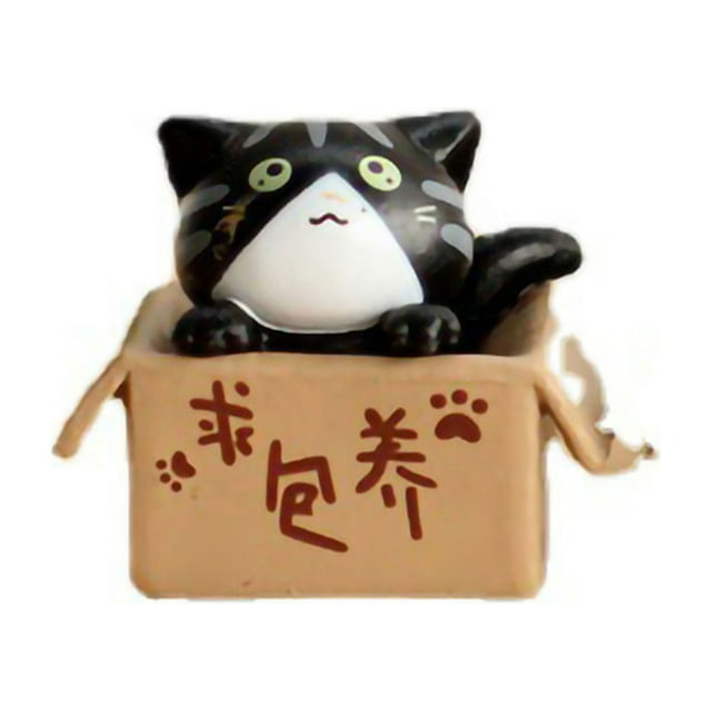 Modelo de gatito de la caja pobre, modelo de gatito de la caja pobre de dibujos animados Modelo de gato de la caja pobre de dibujos animados Rendimiento comprobado